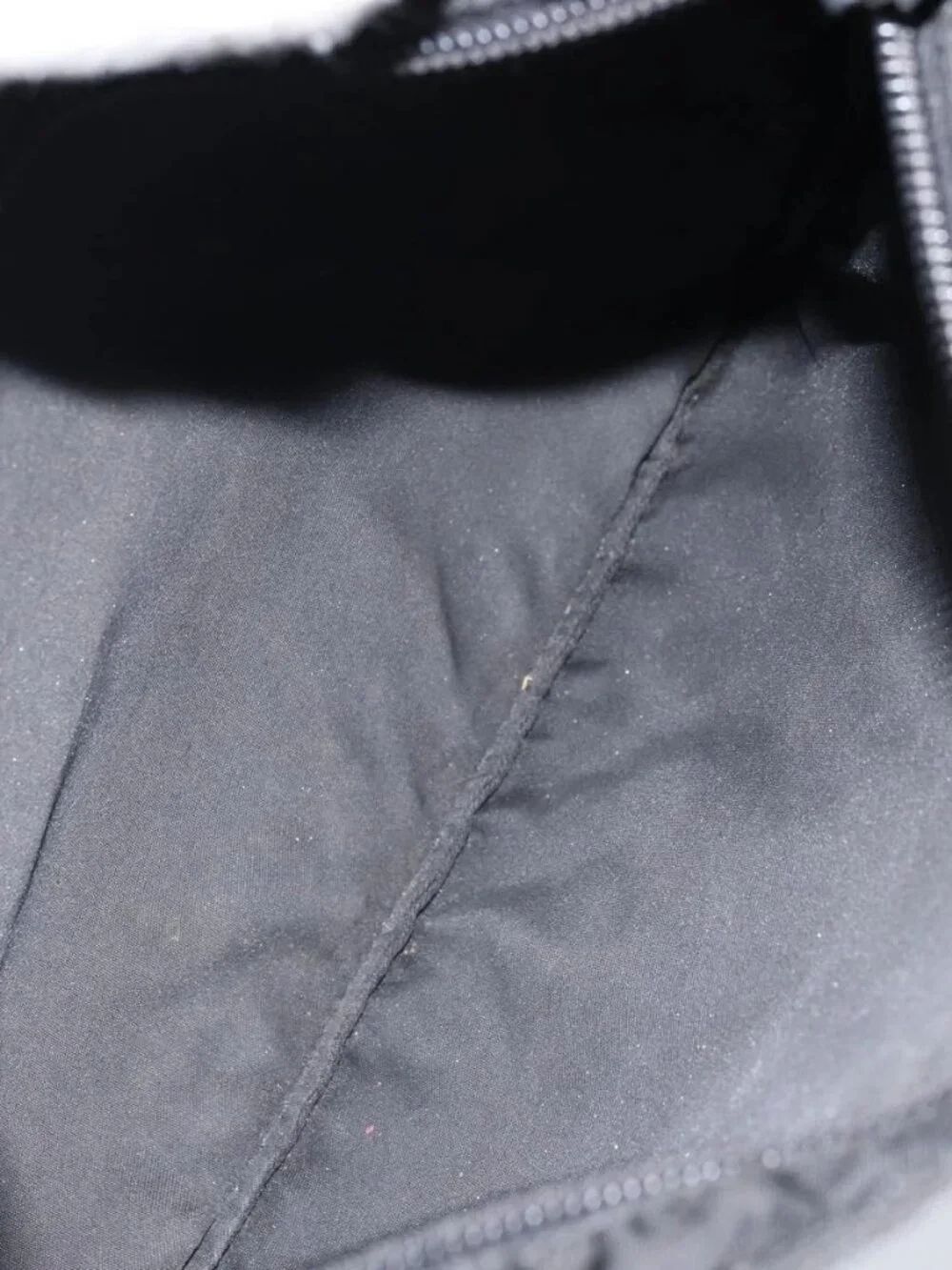 PRADA Shoulder Bag Nylon Black Silver Auth 173668 - Picture 11 of 16